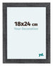 Como MDF Cadre Photo 18x24cm Gris Patine De Face Mesure | Yourdecoration.fr
