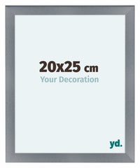 Como MDF Cadre Photo 20x25cm Aluminium Brosse De Face Mesure | Yourdecoration.fr
