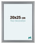 Como MDF Cadre Photo 20x25cm Argent Mat De Face Mesure | Yourdecoration.fr