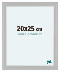 Como MDF Cadre Photo 20x25cm Blanc Grain de Bois De Face Mesure | Yourdecoration.fr
