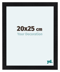 Como MDF Cadre Photo 20x25cm Noir Mat De Face Mesure | Yourdecoration.fr