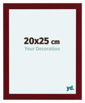 Como MDF Cadre Photo 20x25cm Vin Rouge Patine De Face Mesure | Yourdecoration.fr