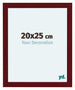 Como MDF Cadre Photo 20x25cm Vin Rouge Patine De Face Mesure | Yourdecoration.fr