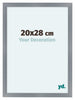 Como MDF Cadre Photo 20x28cm Aluminium Brosse De Face Mesure | Yourdecoration.fr