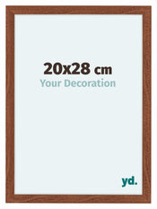 Como MDF Cadre Photo 20x28cm Noyer De Face Mesure | Yourdecoration.fr