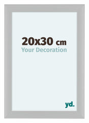 Como MDF Cadre Photo 20x30cm Blanc Brillant De Face Mesure | Yourdecoration.fr