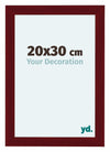 Como MDF Cadre Photo 20x30cm Vin Rouge Patine De Face Mesure | Yourdecoration.fr