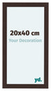 Como MDF Cadre Photo 20x40cm Chene Fonce De Face Mesure | Yourdecoration.fr