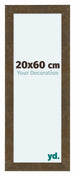 Como MDF Cadre Photo 20x60cm Or Antique De Face Mesure | Yourdecoration.fr