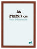 Como MDF Cadre Photo 21x29 7cm A4 Cerises De Face Mesure | Yourdecoration.fr