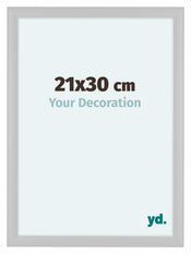 Como MDF Cadre Photo 21x30cm Blanc Brillant De Face Mesure | Yourdecoration.fr