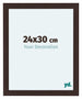 Como MDF Cadre Photo 24x30cm Chene Fonce De Face Mesure | Yourdecoration.fr
