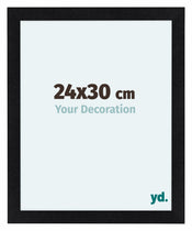 Como MDF Cadre Photo 24x30cm Noir Mat De Face Mesure | Yourdecoration.fr