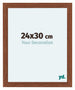 Como MDF Cadre Photo 24x30cm Noyer De Face Mesure | Yourdecoration.fr