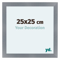Como MDF Cadre Photo 25x25cm Aluminium Brosse De Face Mesure | Yourdecoration.fr