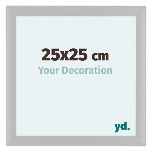 Como MDF Cadre Photo 25x25cm Blanc Mat De Face Mesure | Yourdecoration.fr