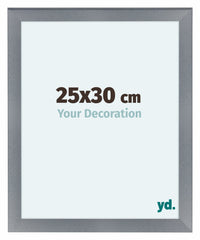 Como MDF Cadre Photo 25x30cm Aluminium Brosse De Face Mesure | Yourdecoration.fr