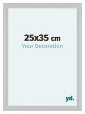 Como MDF Cadre Photo 25x35cm Blanc Brillant De Face Mesure | Yourdecoration.fr