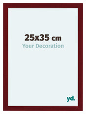Como MDF Cadre Photo 25x35cm Vin Rouge Patine De Face Mesure | Yourdecoration.fr