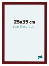 Como MDF Cadre Photo 25x35cm Vin Rouge Patine De Face Mesure | Yourdecoration.fr