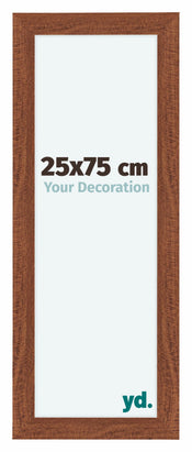 Como MDF Cadre Photo 25x75cm Noyer De Face Mesure | Yourdecoration.fr