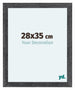 Como MDF Cadre Photo 28x35cm Gris Patine De Face Mesure | Yourdecoration.fr