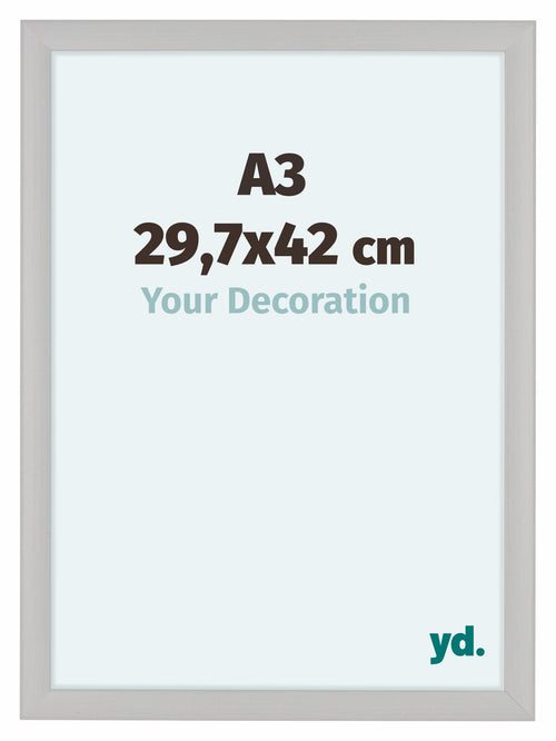Como MDF Cadre Photo 29 7x42cm A3 Blanc Grain de Bois De Face Mesure | Yourdecoration.fr