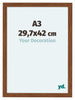 Como MDF Cadre Photo 29 7x42cm A3 Chene Rustique De Face Mesure | Yourdecoration.fr