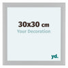 Como MDF Cadre Photo 30x30cm Blanc Brillant De Face Mesure | Yourdecoration.fr