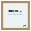 Como MDF Cadre Photo 30x30cm Hetre De Face Mesure | Yourdecoration.fr
