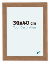Como MDF Cadre Photo 30x40cm Noyer Clair De Face Mesure | Yourdecoration.fr