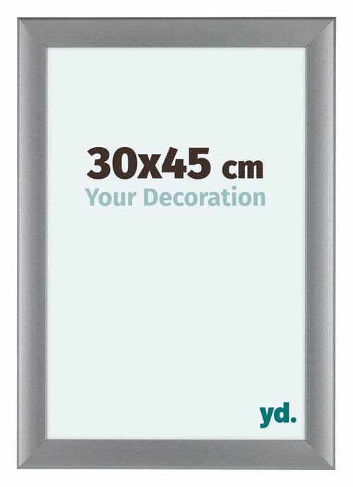 Como MDF Cadre Photo 30x45cm Argent Mat De Face Mesure | Yourdecoration.fr