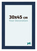 Como MDF Cadre Photo 30x45cm Bleu Fonce Patine De Face Mesure | Yourdecoration.fr
