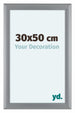 Como MDF Cadre Photo 30x50cm Argent Mat De Face Mesure | Yourdecoration.fr