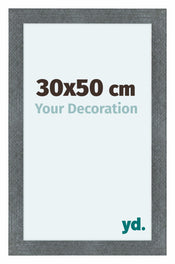 Como MDF Cadre Photo 30x50cm Fer Patine De Face Mesure | Yourdecoration.fr