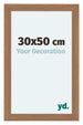 Como MDF Cadre Photo 30x50cm Noyer Clair De Face Mesure | Yourdecoration.fr