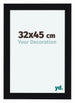 Como MDF Cadre Photo 32x45cm Noir Brillant De Face Mesure | Yourdecoration.fr