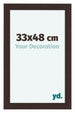 Como MDF Cadre Photo 33x48cm Chene Fonce De Face Mesure | Yourdecoration.fr