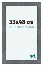 Como MDF Cadre Photo 33x48cm Fer Patine De Face Mesure | Yourdecoration.fr