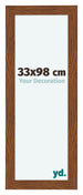 Como MDF Cadre Photo 33x98cm Chene Rustique De Face Mesure | Yourdecoration.fr