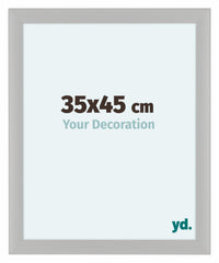 Como MDF Cadre Photo 35x45cm Blanc Grain de Bois De Face Mesure | Yourdecoration.fr