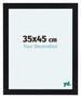 Como MDF Cadre Photo 35x45cm Noir Mat De Face Mesure | Yourdecoration.fr