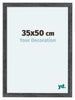 Como MDF Cadre Photo 35x50cm Gris Patine De Face Mesure | Yourdecoration.fr