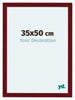 Como MDF Cadre Photo 35x50cm Vin Rouge Patine De Face Mesure | Yourdecoration.fr