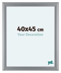 Como MDF Cadre Photo 40x45cm Argent Mat De Face Mesure | Yourdecoration.fr