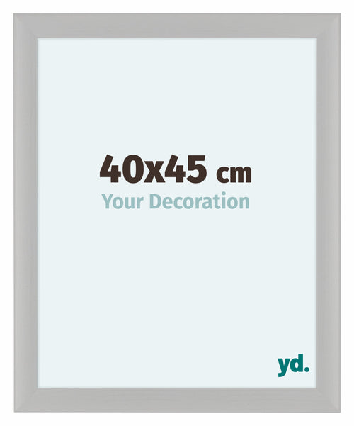 Como MDF Cadre Photo 40x45cm Blanc Grain de Bois De Face Mesure | Yourdecoration.fr