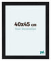 Como MDF Cadre Photo 40x45cm Noir Mat De Face Mesure | Yourdecoration.fr
