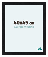 Como MDF Cadre Photo 40x45cm Noir Mat De Face Mesure | Yourdecoration.fr
