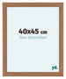 Como MDF Cadre Photo 40x45cm Noyer Clair De Face Mesure | Yourdecoration.fr