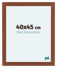 Como MDF Cadre Photo 40x45cm Noyer De Face Mesure | Yourdecoration.fr